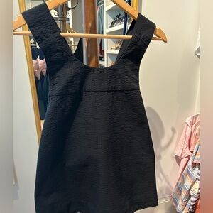 Black cotton sleeveless top